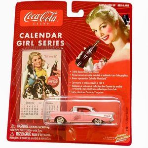 Vintage Johnny Lightning Coca-Cola Calendar Girl 57 Chevy Bel Air NWT